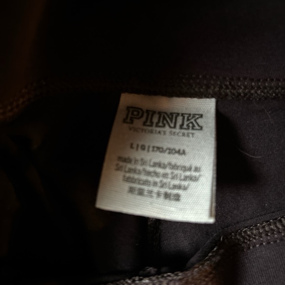 PINK red ombre workout leggings - Picture 2 of 2